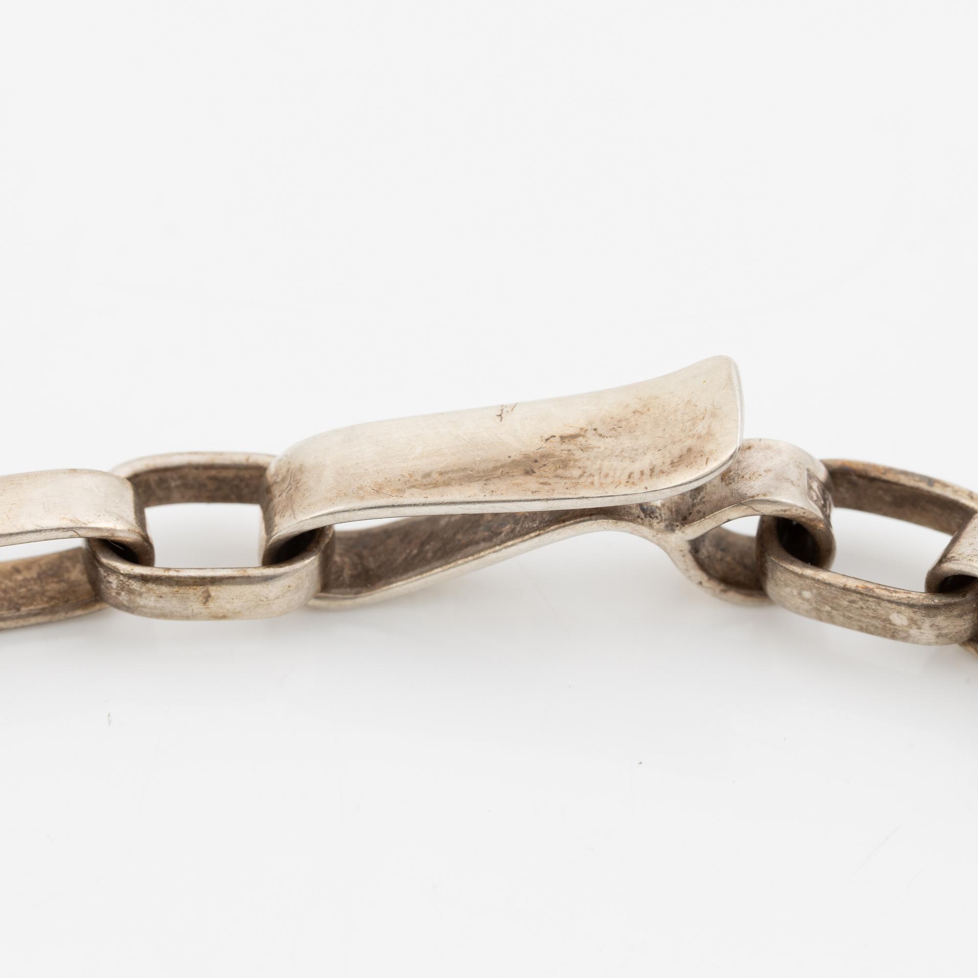 Sven-Erik Högberg, collier, sterlingsilver.