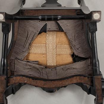 STOLAR, ett par, senbarock/rokoko, 1700-tal.