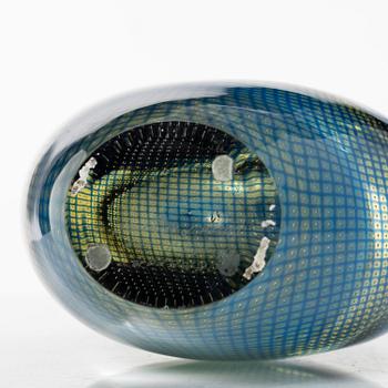 Sven Palmqvist, a 'Kraka' glass vase, Orrefors.