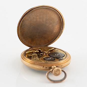 Fickur, 18K guld, 50,5 mm.