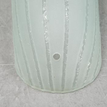 Glass shades for wall sconces, mid 20th century.
