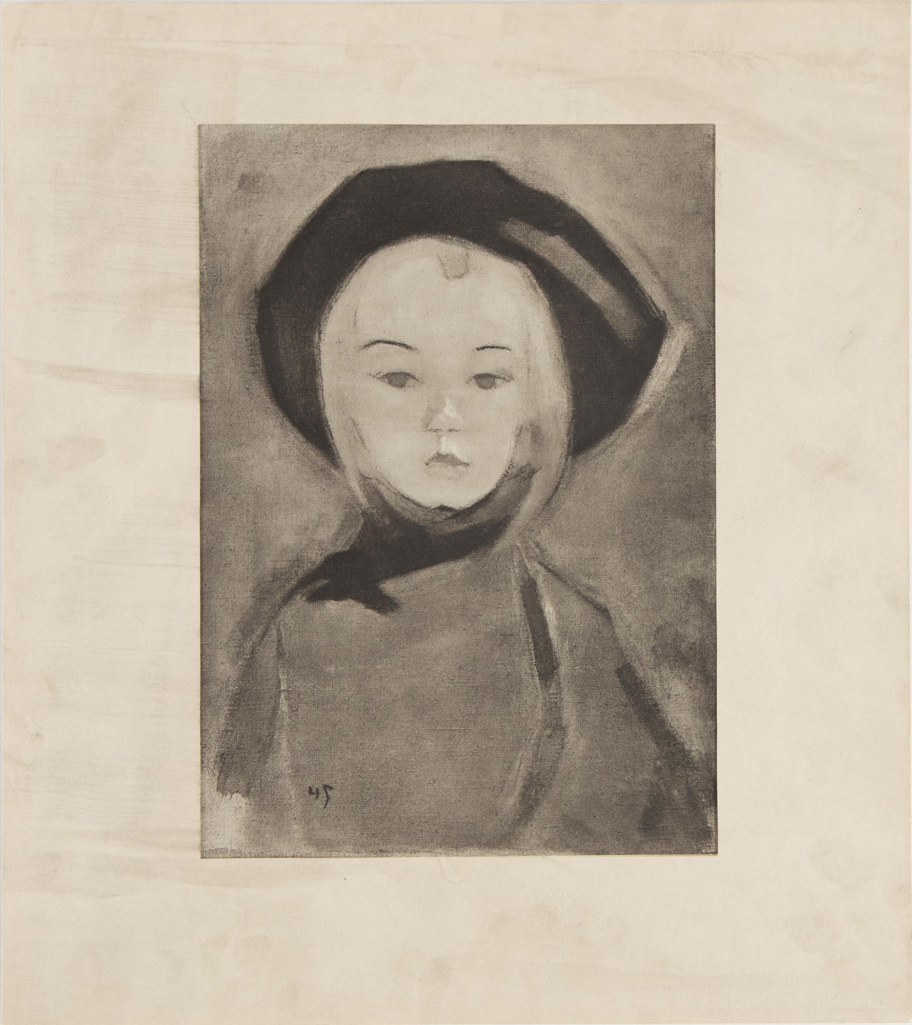 A folder with 58 reproductions after Helene Schjerfbeck.