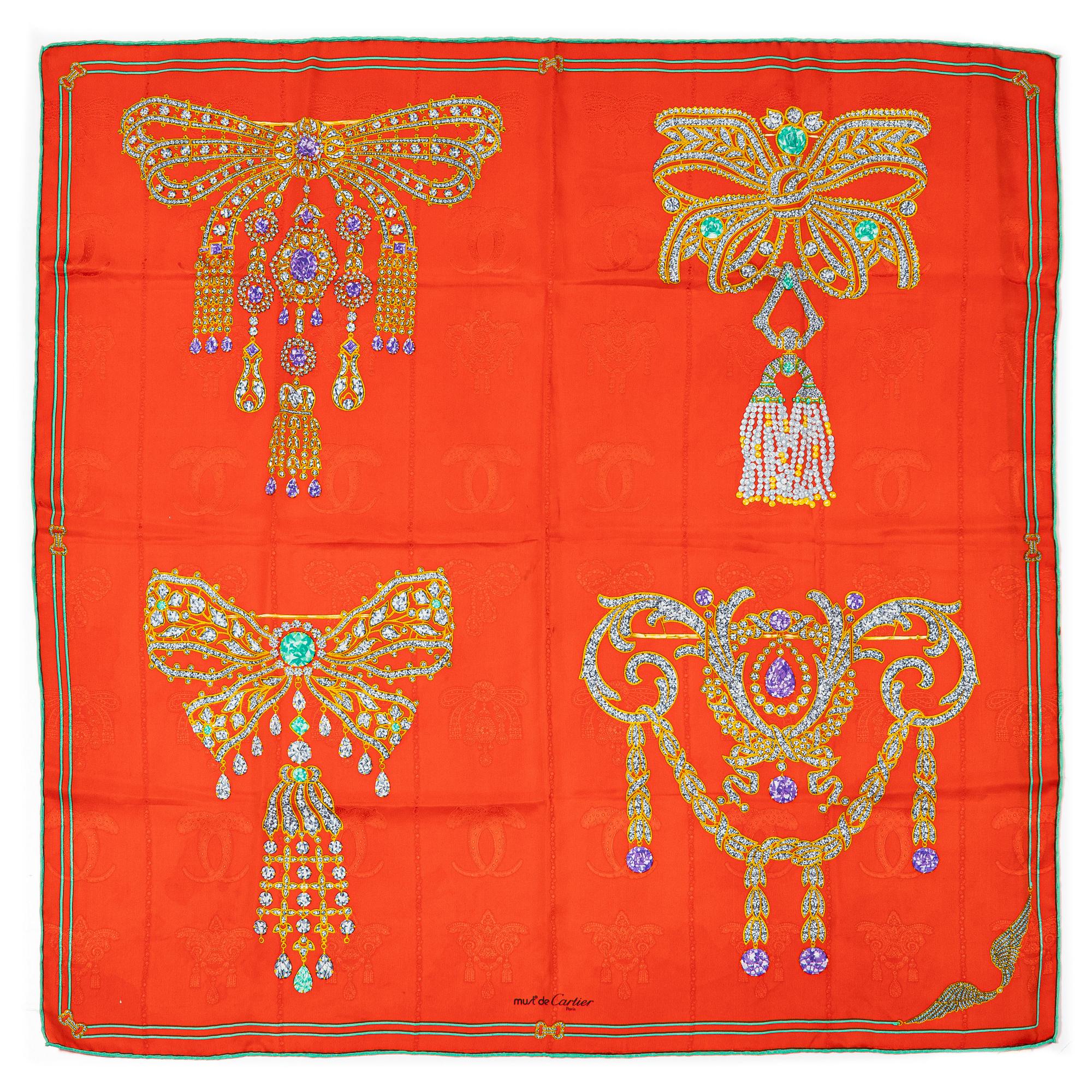 Cartier, scarves, 2 pcs.