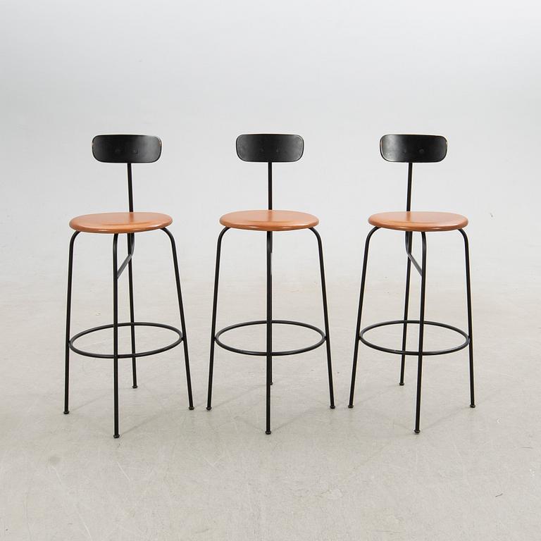 Afteroom, barstolar, 3 st, "Counter Chair" Audo, Danmark.