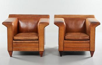 FÅTÖLJER, ett par, "Suite", Bart Van Bekhoven, Holland, 1970-tal.
