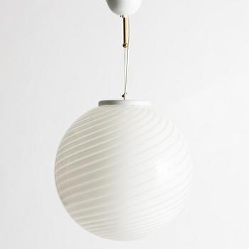 A Murano ceiling lamp, second half of the 20th century.