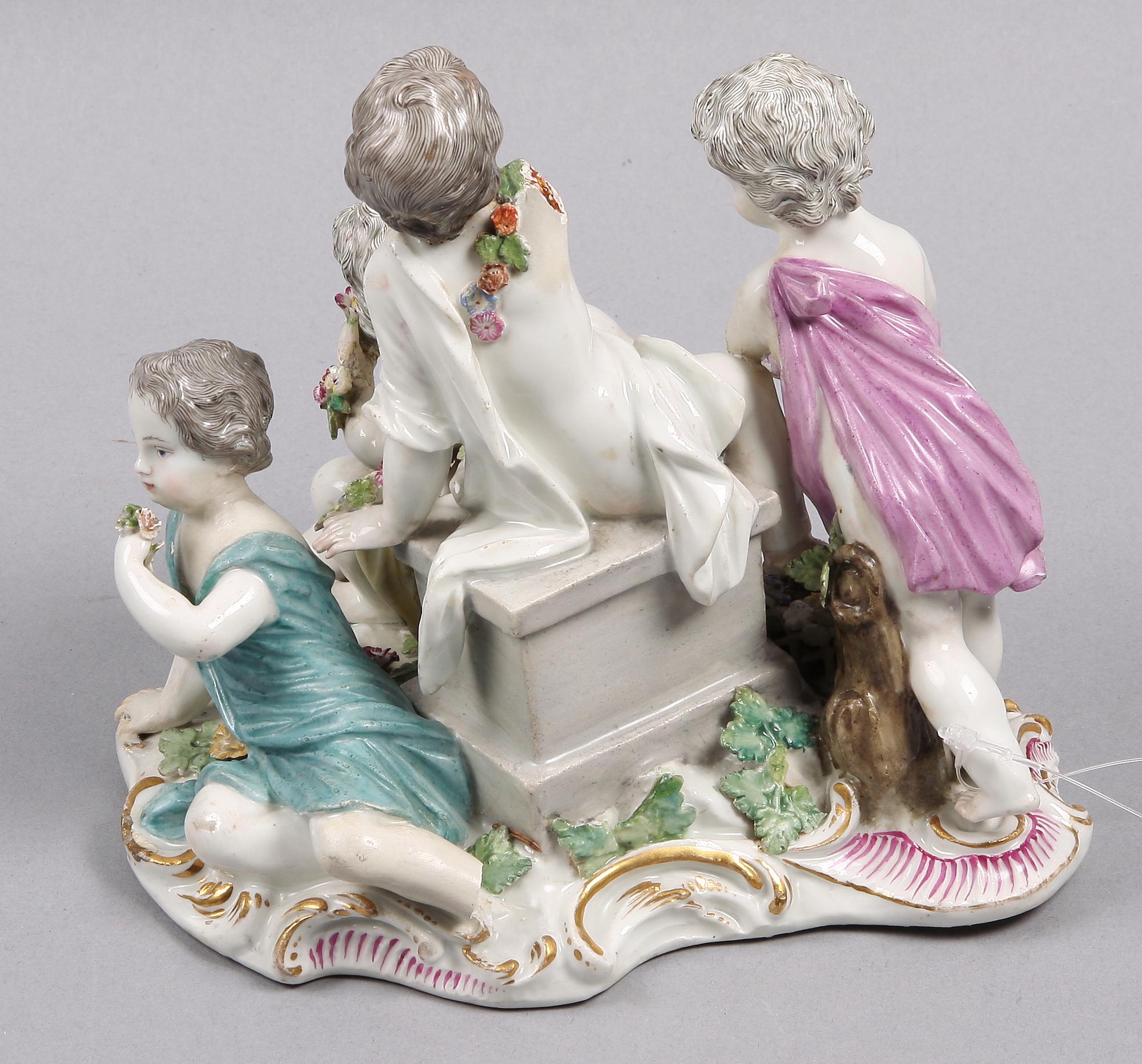 FIGURIN, porslin, rokokostil, 1700/1800-tal.