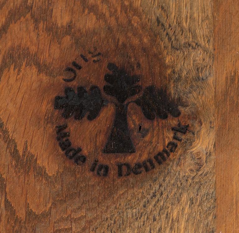 A set of six chairs, Denmark, second half of the 20th Century.