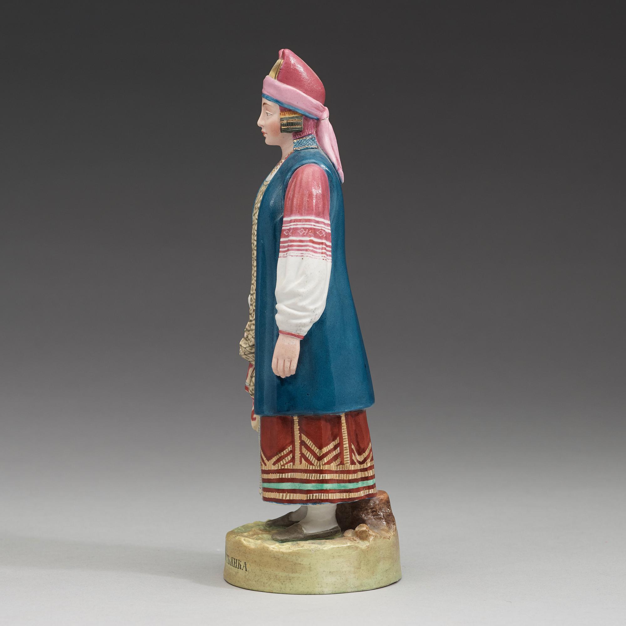 FIGURIN, biskviporslin. Gardner, Verbilki, Dmitrov gub, (1891-1917).