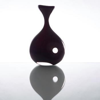 Vicke Lindstrand, An organic shaped vase, Kosta, 1950's.