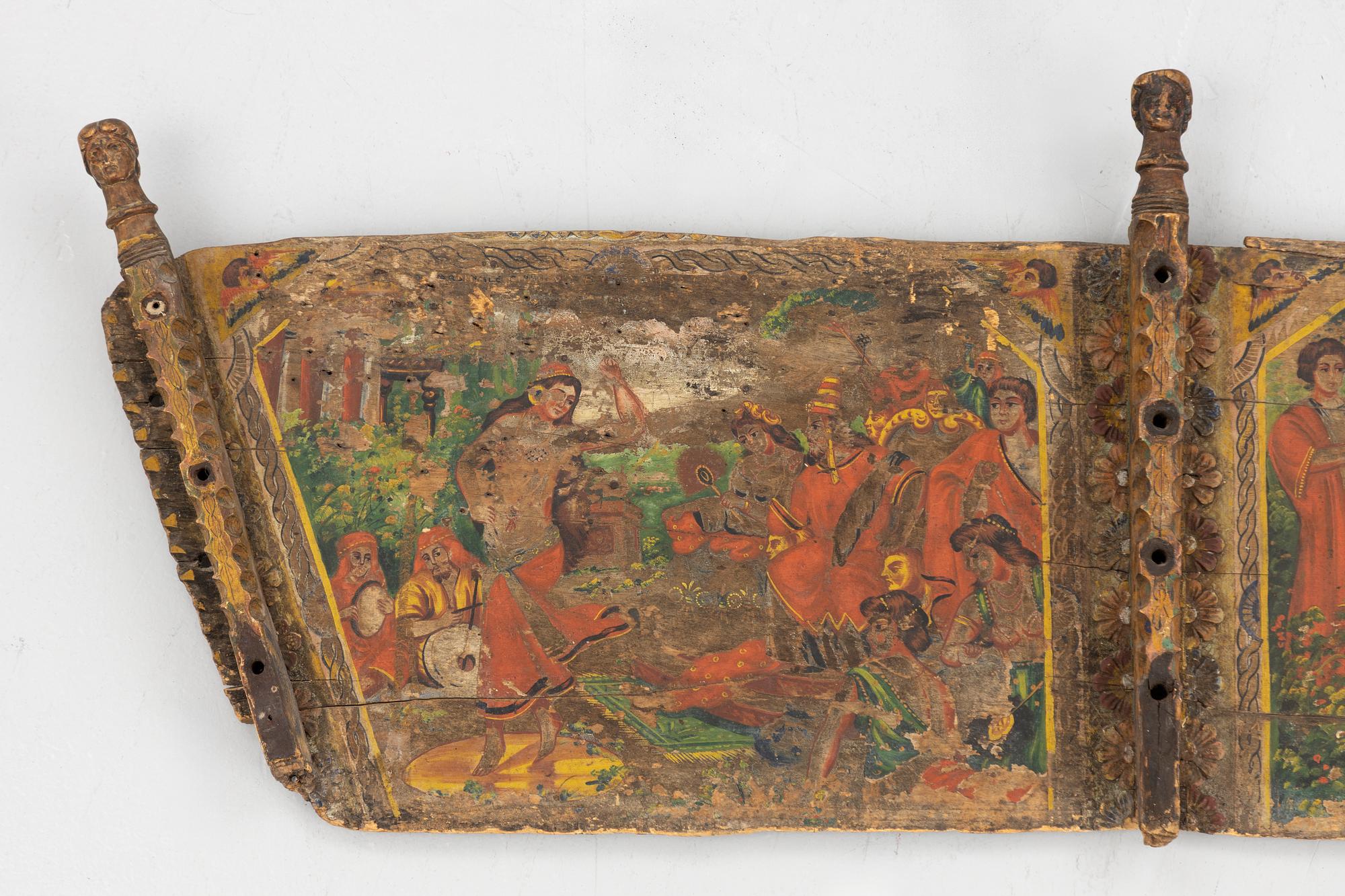 Del av vagn, troligtvis Östeuropa, 1700-tal.