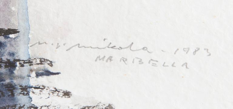 Nandor Mikola, View from Marbella.