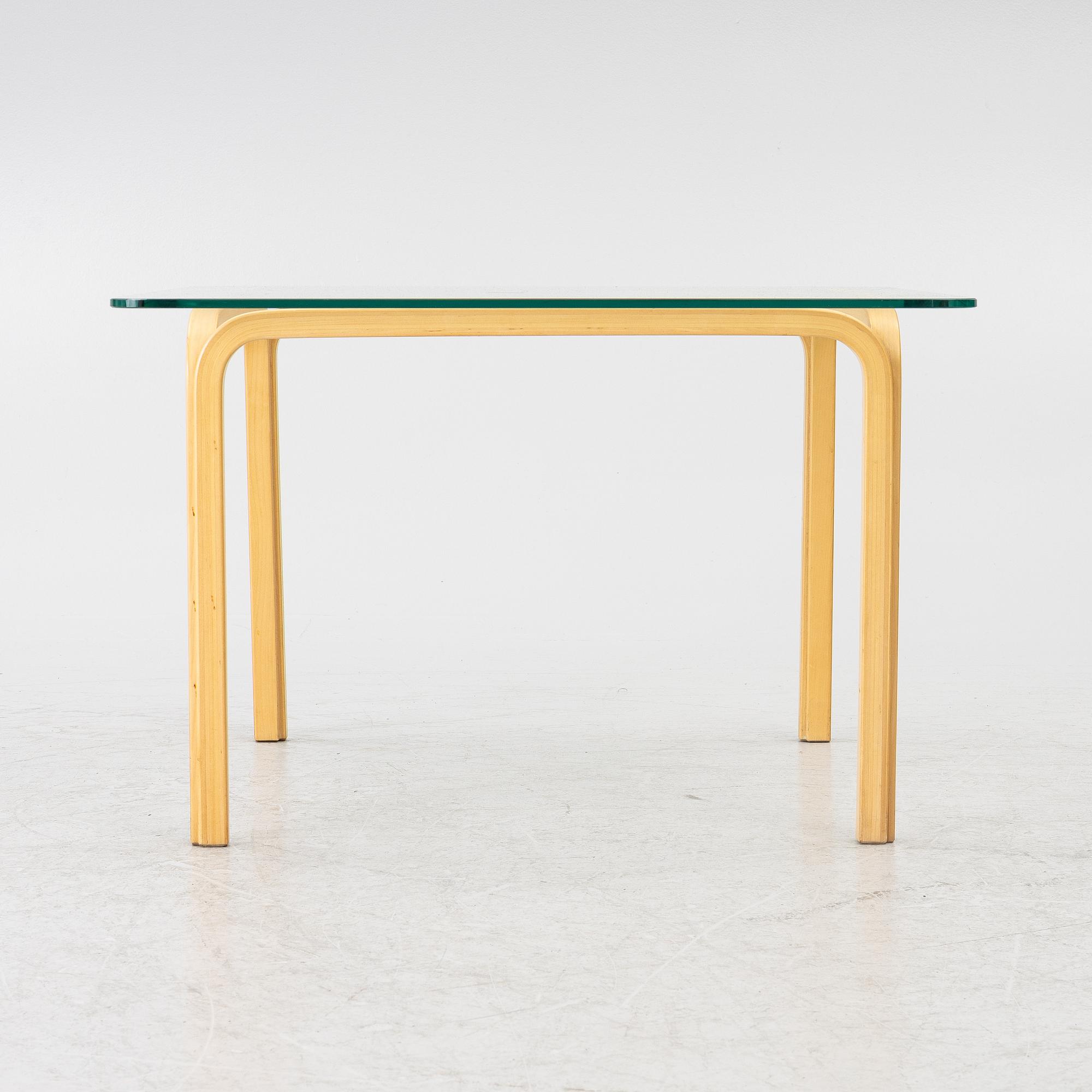 Alvar Aalto, a coffee table, model Y805, Artek, second half of the 20th Century.