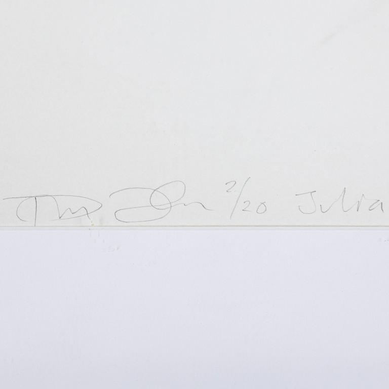 THOMAS KLEMENTSSON, archival pigment print. Signed and numbered 2/20.