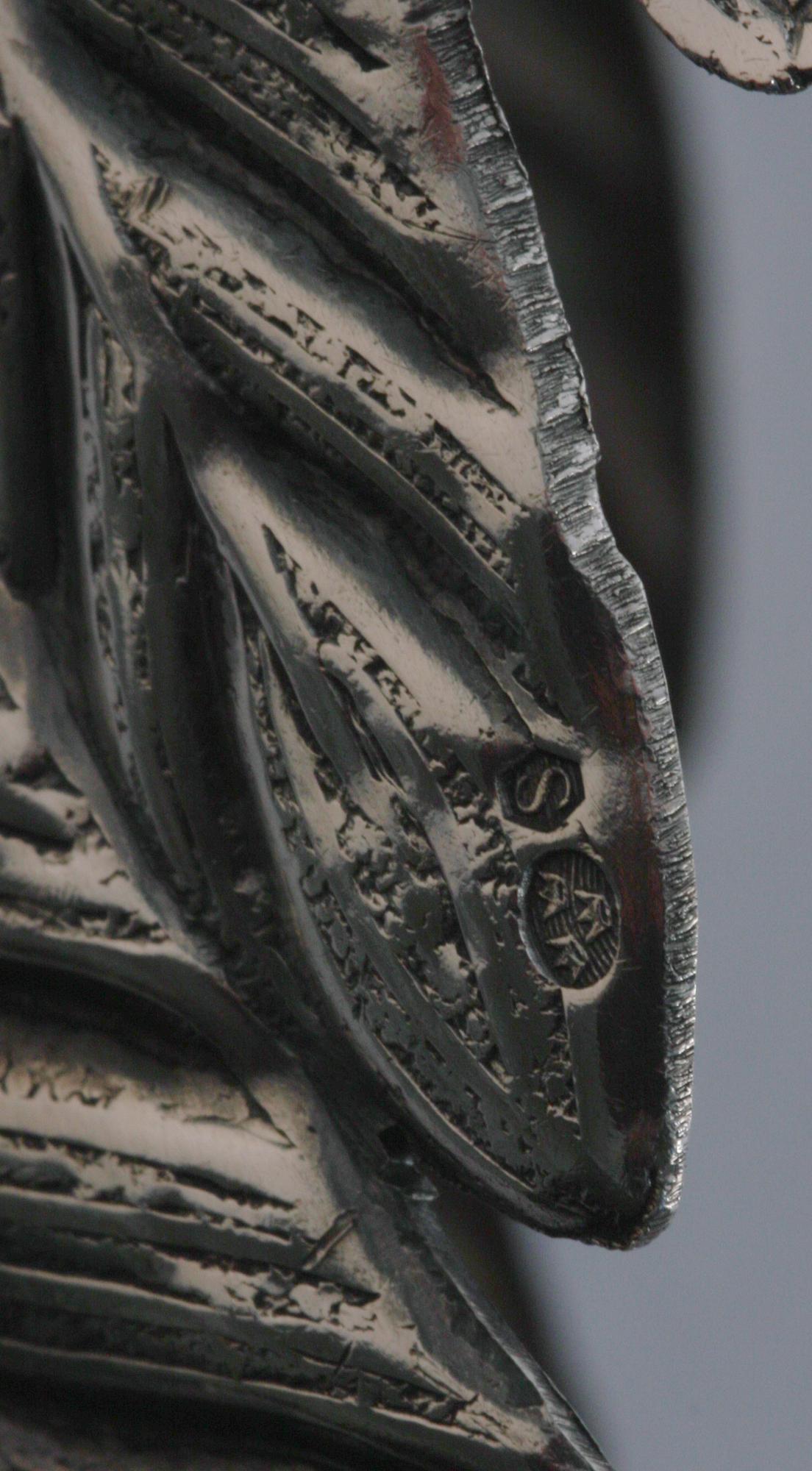 FIGURIN, silver, svenska importstämplar.