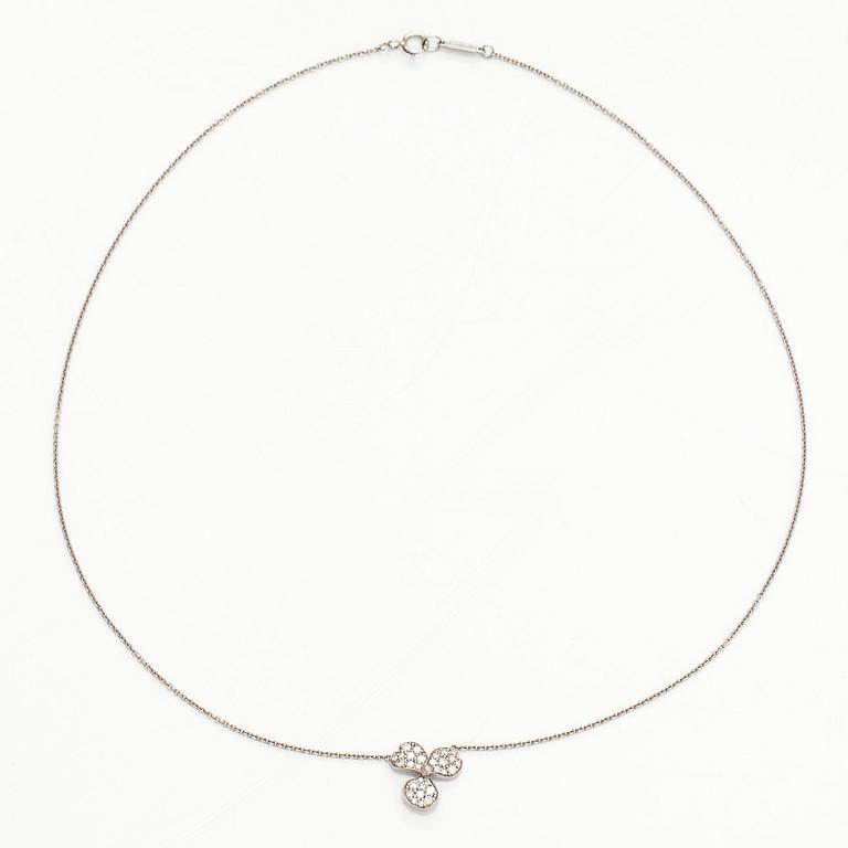 Tiffany & Co, a platinum 'Paper Flowers' necklace with diamonds.