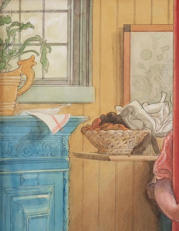 Carl Larsson, "Barnbarnet" ("Grandchild").