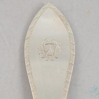 A Swedish Silver Cutlery, model "Svea", CG Hallberg, Stockholm, mostly 1933 (100 pieces).