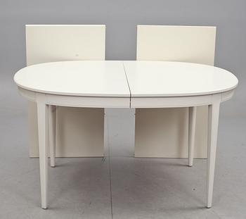 MATSALSMÖBLEMANG, 9 delar. "Herrgården", Carl Malmsten för Åfors Möbelfabrik.