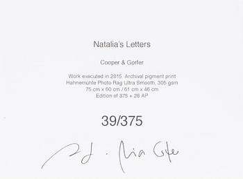 Cooper & Gorfer, "Natalia's Letters".
