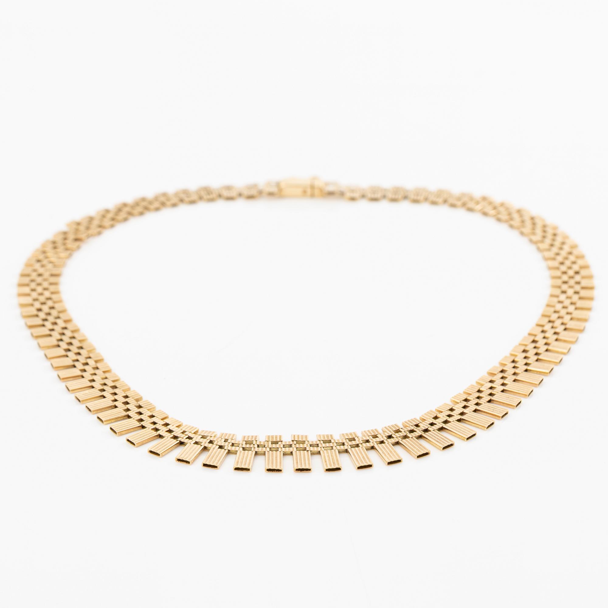 Collier 18K guld.