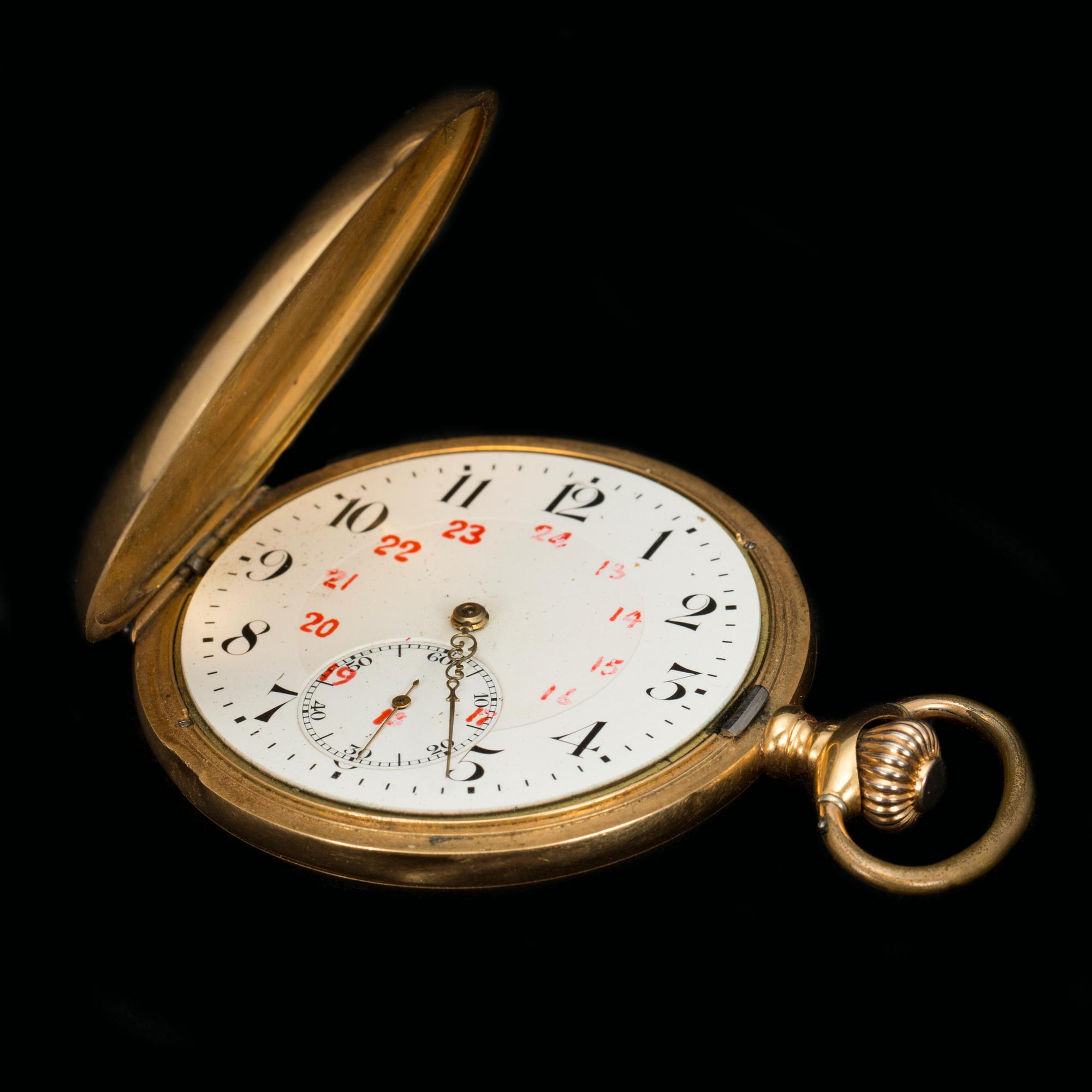FICKUR, 18K guld, Zenith. Tot 90gr.