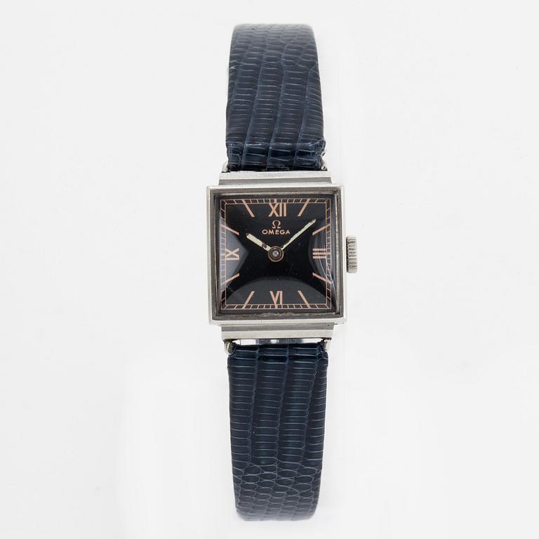 OMEGA, armbandsur, 17 x 20 mm.
