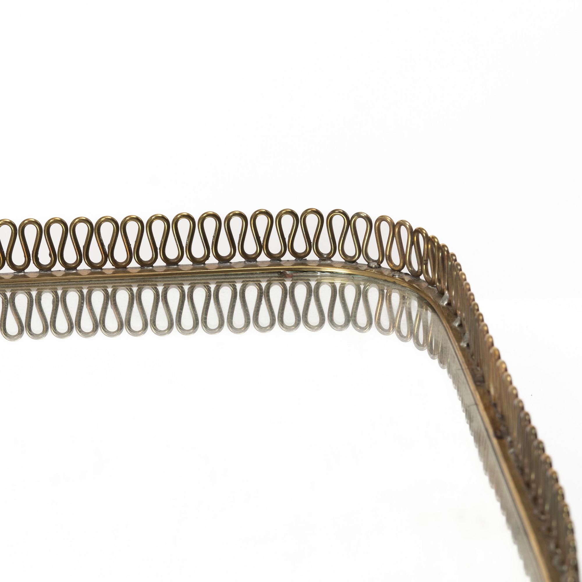 A Swedish Modern table plateau, 1940s-50s.