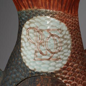 A famille rose carp tureen, Qing dynasty, Qianlong (1736-95).