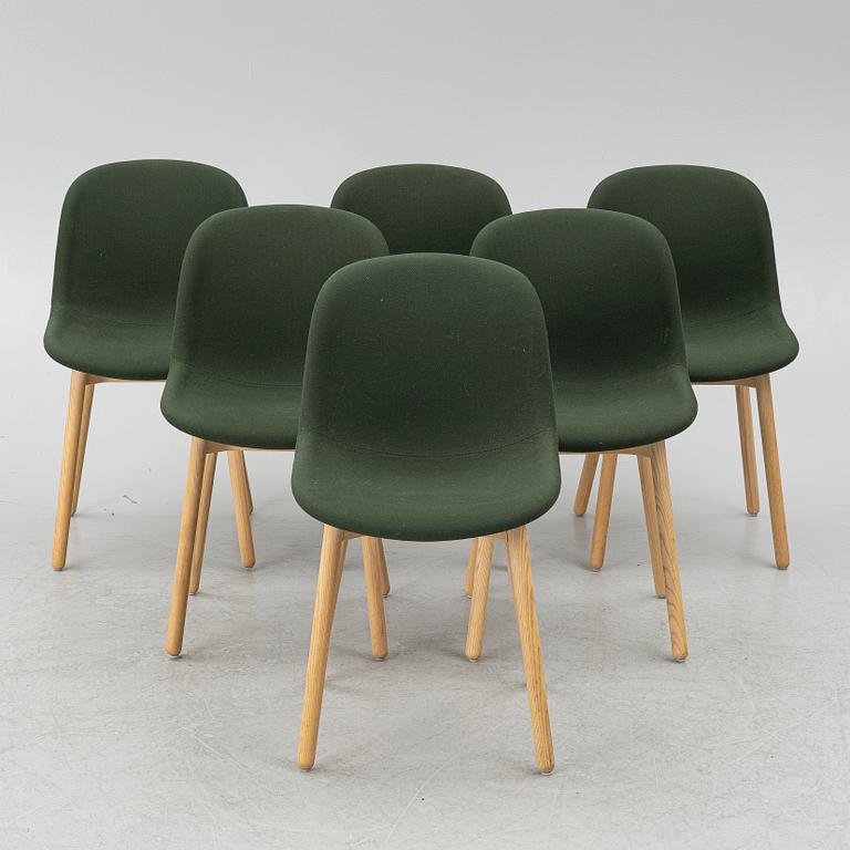 Sebastian Wrong, six 'Neu 13' chairs, Hay.