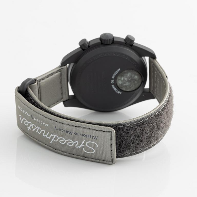Swatch/Omega, MoonSwatch, Mission to Mercury, kronograf, armbandsur, 42 mm.