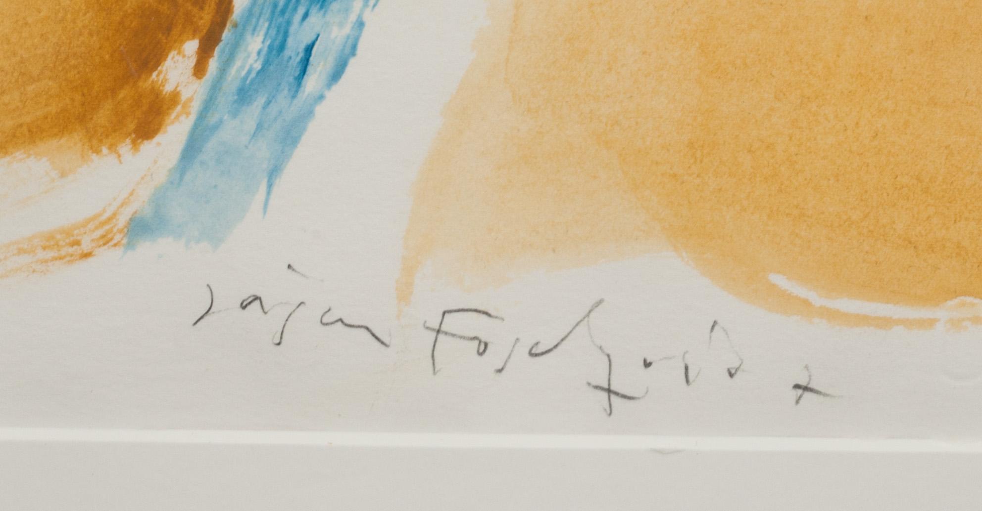 JÖRGEN FOGELQUIST, gouache, signerad.