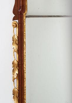 A pair of English mid 18th century mirrors.