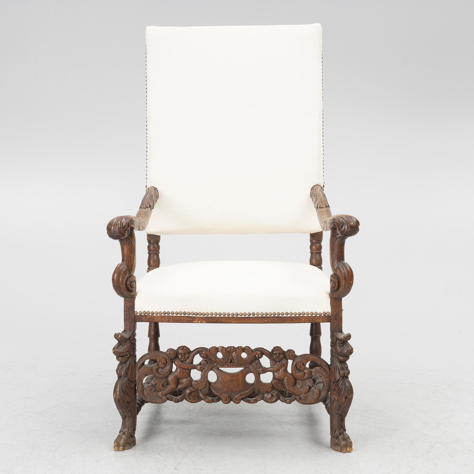Armchair, Baroque, 18th century.