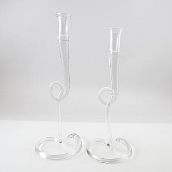 Lisa Hilland, Ljusstakar "Sprout" ett par, i samarbete med Reijmyre Glasbruk.