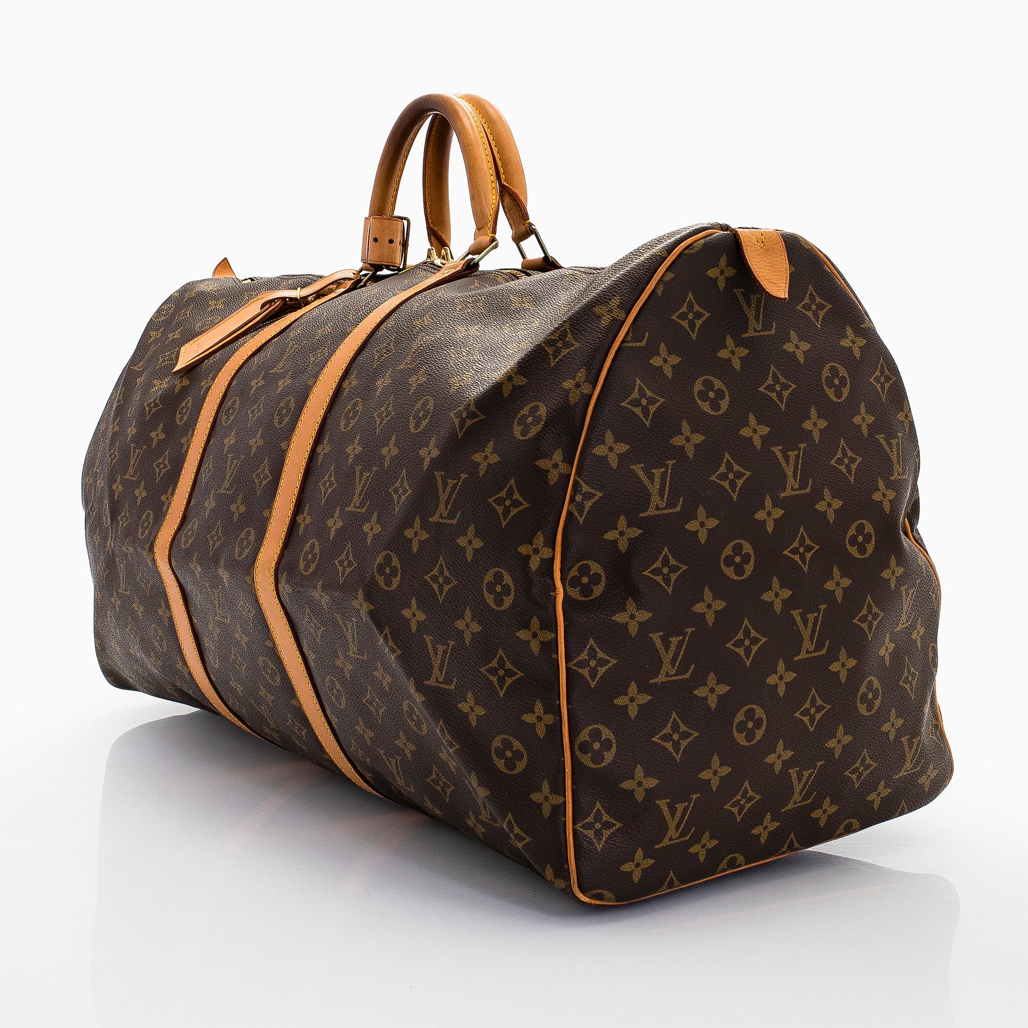 Louis Vuitton, a Monogram Canvas "Keepall 60" weekend bag.