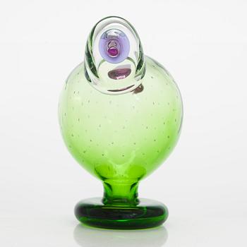 Oiva Toikka, A glass bird, signed Oiva Toikka IITTALA SCOPE 192.