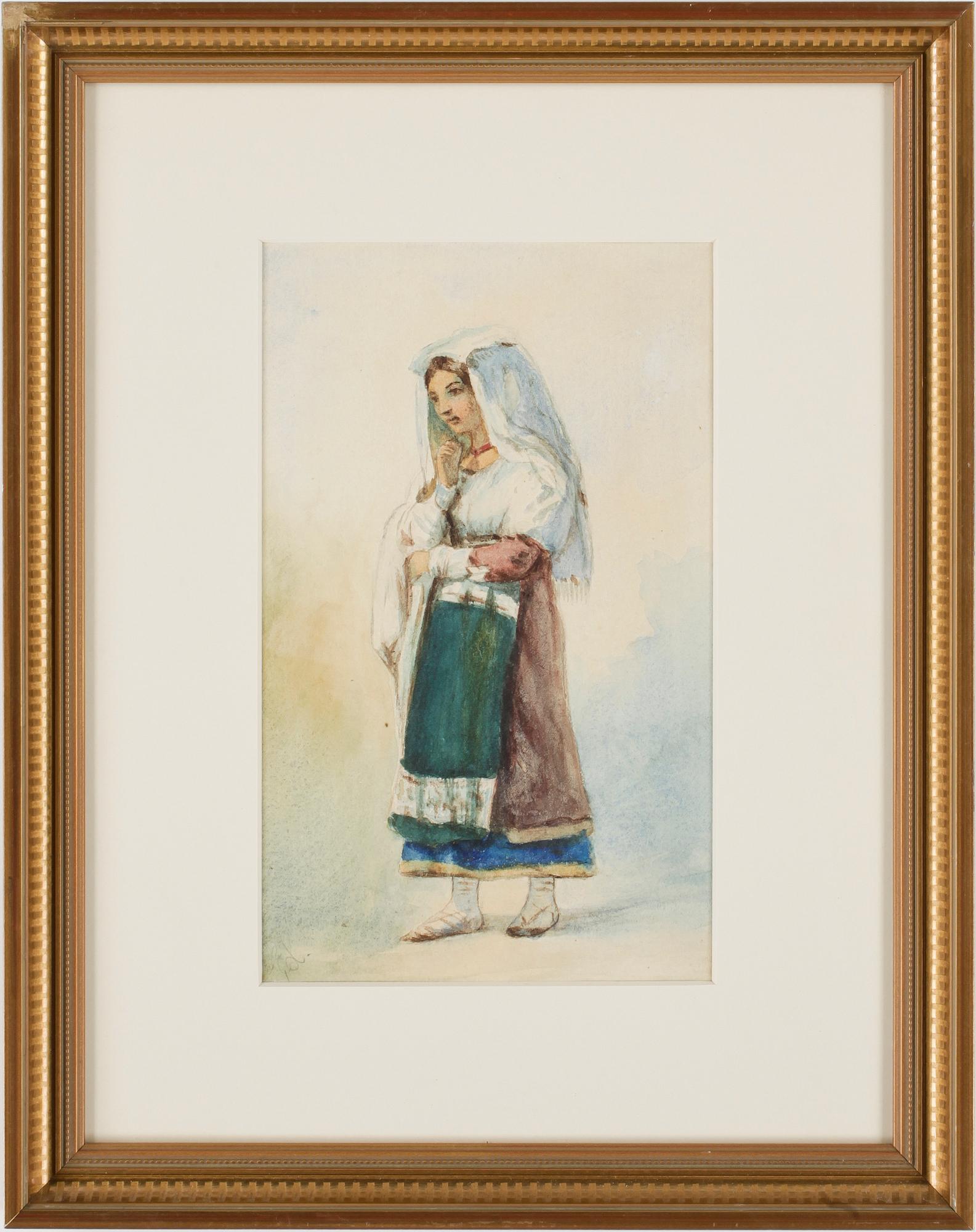 EGRON LUNDGREN, akvarell på papper, sign "EL".