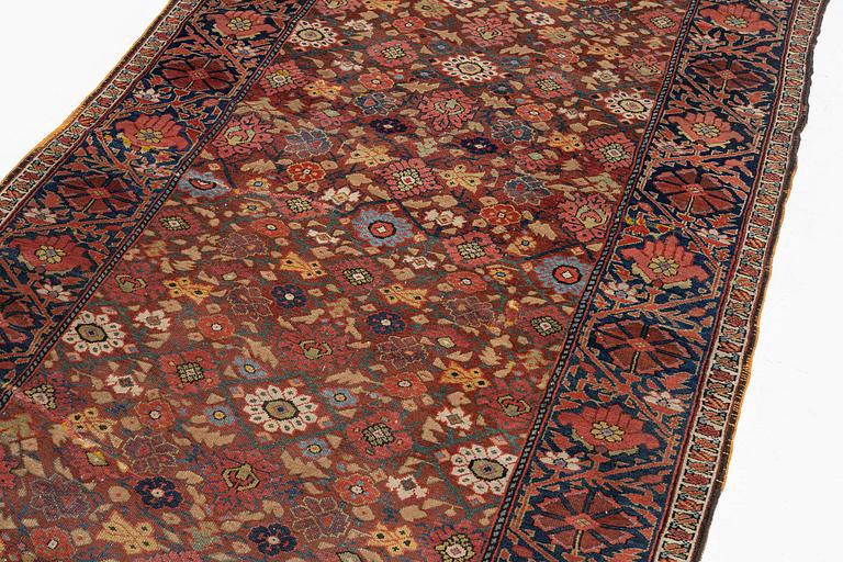 An antique Kurdish kelleh, Northwest Persia, c. 340 x 150 cm.