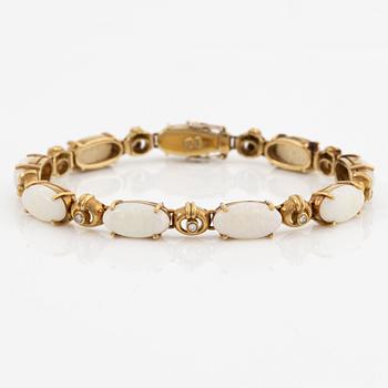 Armband, H.Stern, 18K guld med opaler och briljantslipade diamanter.