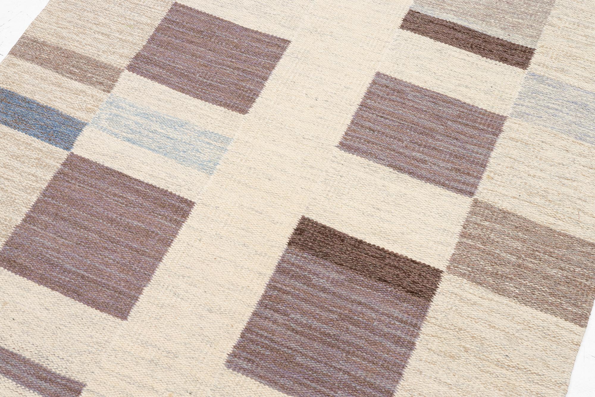 Mona Wassén, matta, röllakan, Stockholms Hemslöjd, 1982, signerad MW SH, ca 190 x 140 cm.