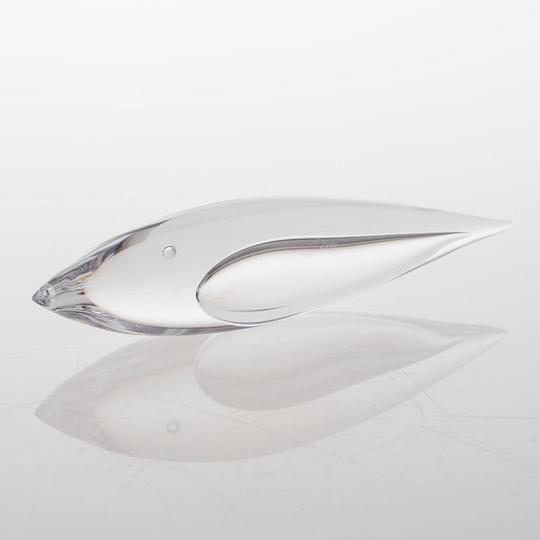 A Glass Fish, signed Kosta 91623 Lindstrand.