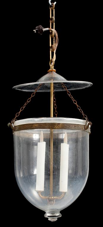 AMPEL, glas, 1900-tal. H 55.