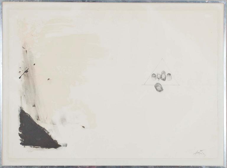 ANTONI TÀPIES, litografi, sign o numr 51/75.