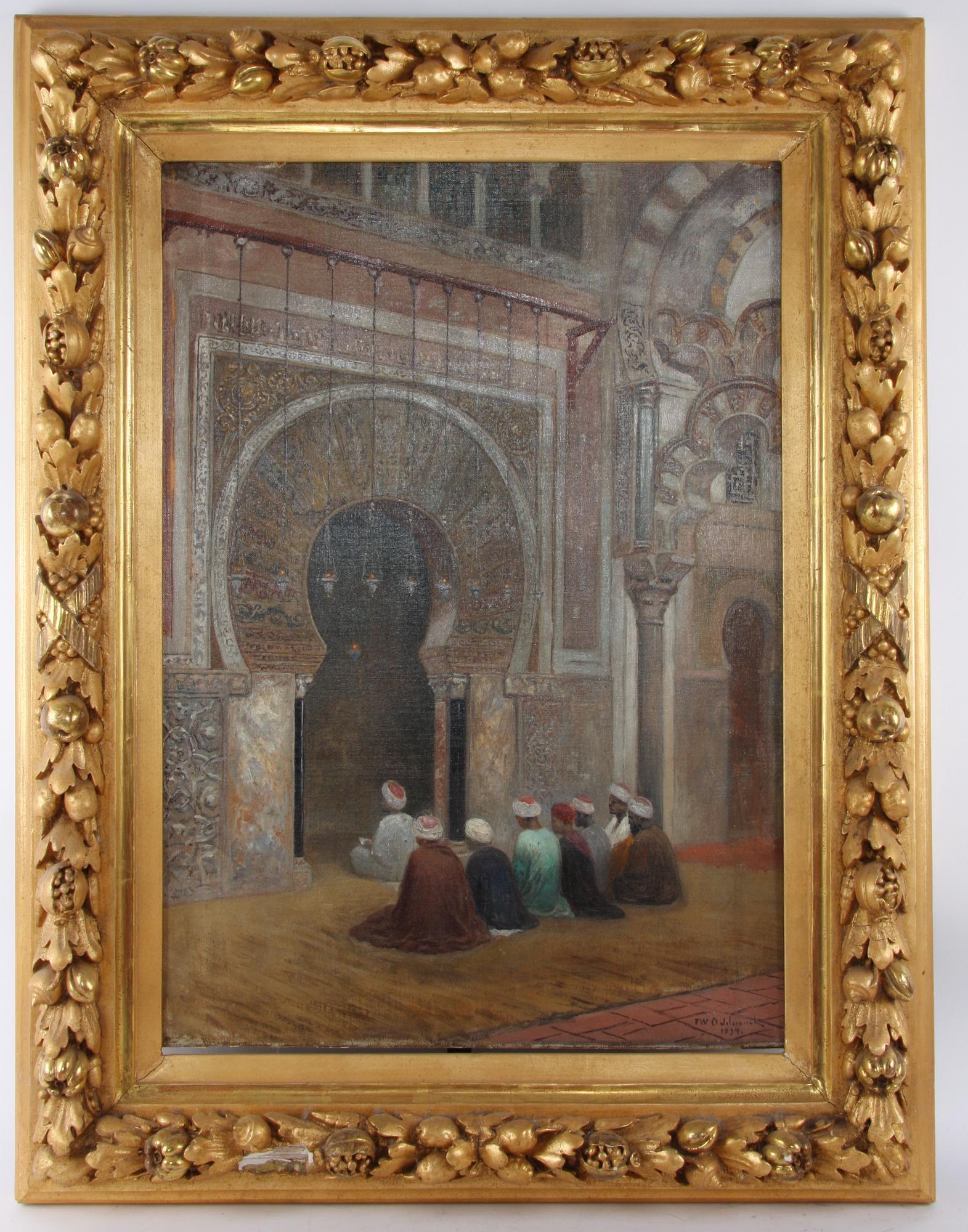 ODELMARK, FRANS WILHELM, oljemålning, sign o dat 1894.
