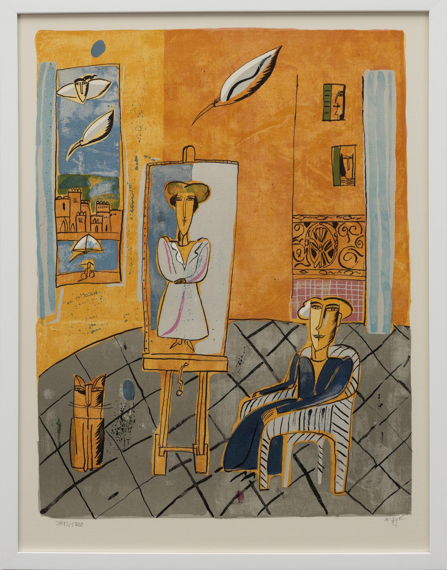 Madeleine Pyk, "I ateljén".