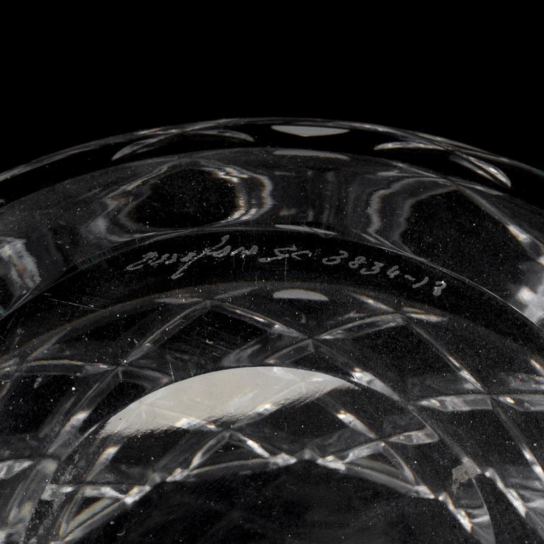GUNNAR CYRÉN, skål, glas, "Sofiero", Orrefors.