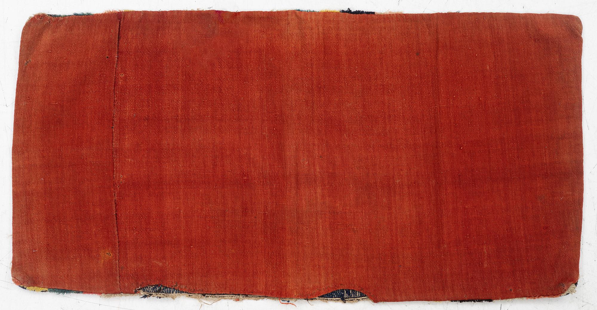 Åkdyna, korsstygnsbroderad, 1800-tal.