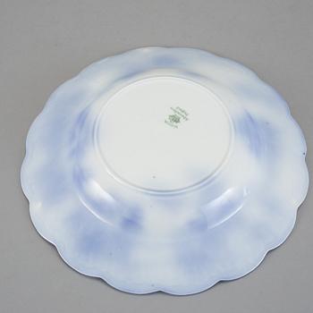 SERVISDELAR, 55 delar, flintgods, "Warwick" Johnson & Bros England. 1900-talets första hälft.