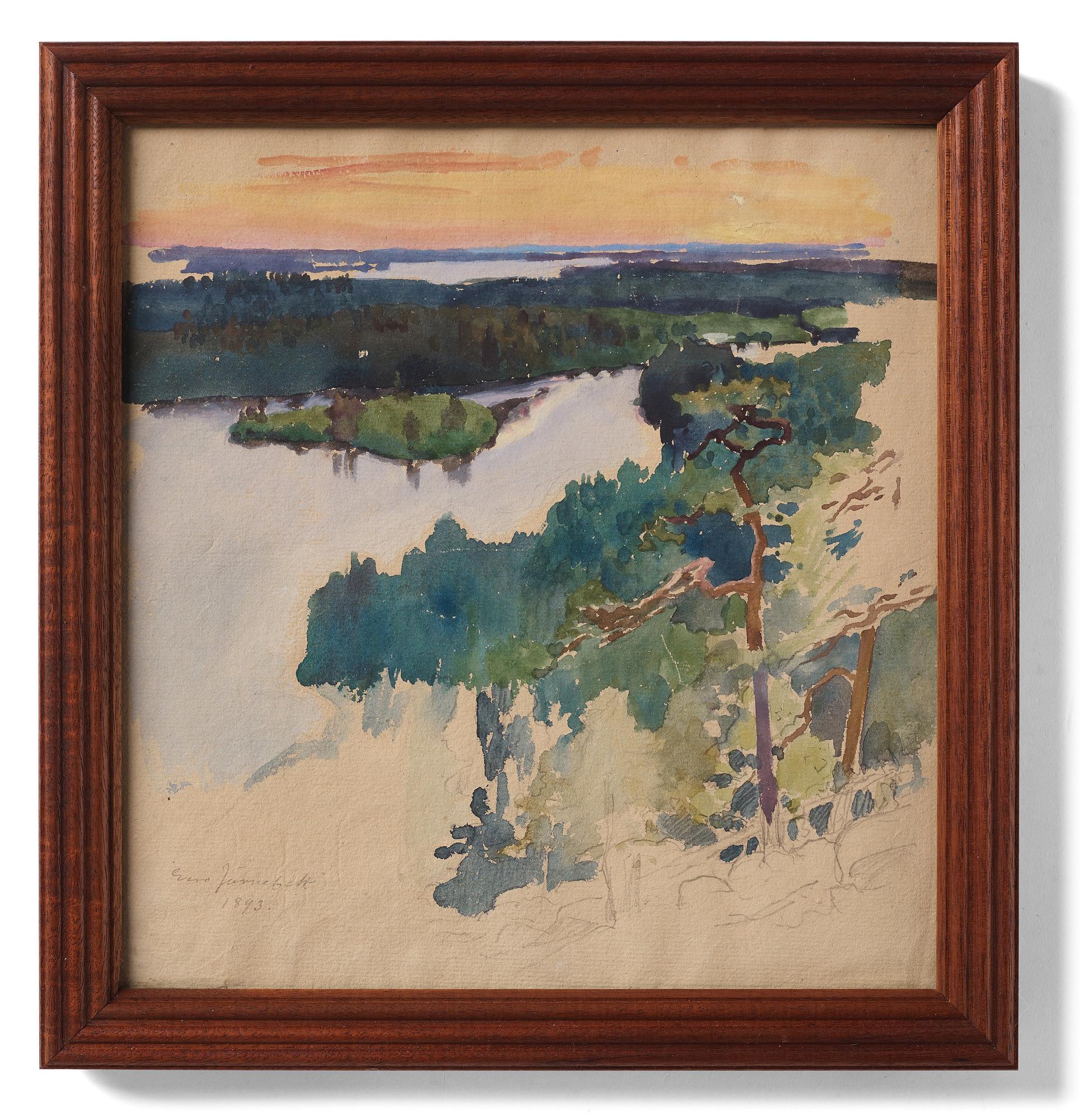 Eero Järnefelt, Lake Pielinen; View from Koli.